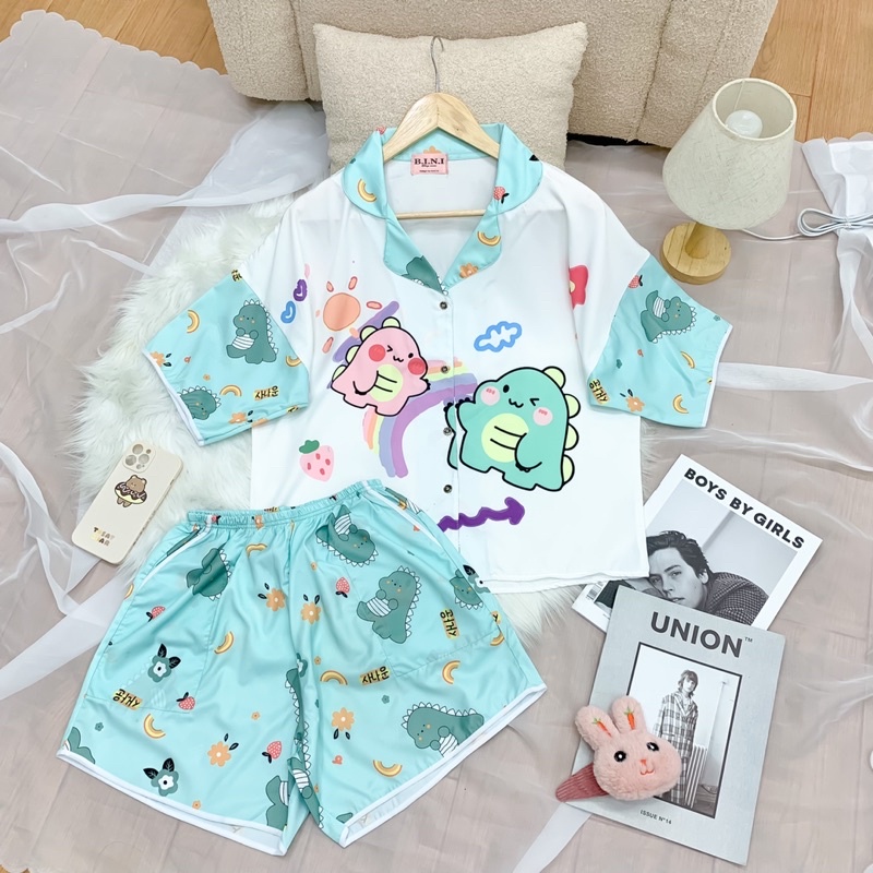 ❌GIÁ RẺ NHẤT❌BỘ ĐÙI IN TO LỤA MANGO—— In 5D HÀNG ĐỘC QUYỀN BINI SLEEPWEAR ✨ | BigBuy360 - bigbuy360.vn