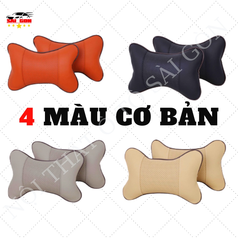 Gối tựa cổ xe hơi kích thước 24x18x10cm chống thoái hóa đốt sống cổ, cho bạn cảm giác lái xe luôn thoải mái và an toàn.