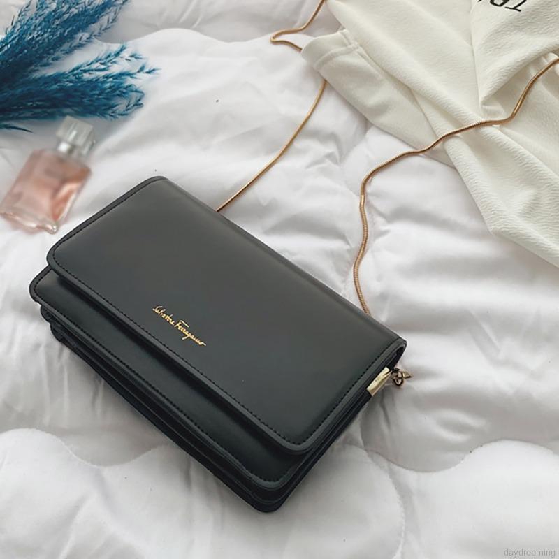 Túi da PU đeo chéo thời trang cho nữ