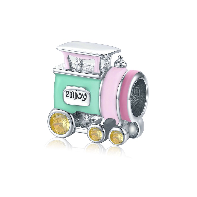 Hạt Charm Mạ Bạc 925 Hình Ông Già Noel Trang Trí Vòng Tay / Vòng cổ DIY