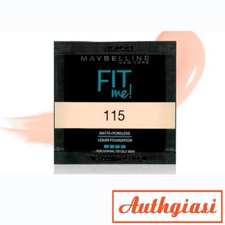 Sample Kem Nền Mịn Lì Maybelline Fit Me Matte + Poreless
