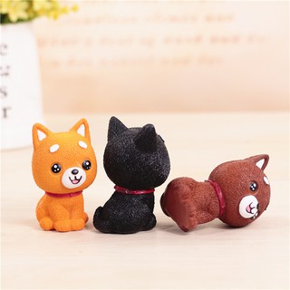 Combo 3 con chó nhựa resin
