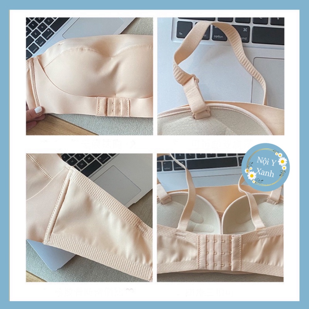 Áo Lót Đúc Su Chống Tụt Cài Trước Cao Cấp Siêu Hot Mới 5557 Nội Y Xanh chất thoáng mát cao cấp