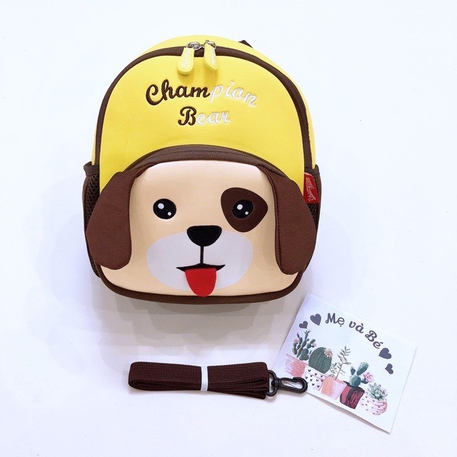 Balo Champion- bear hình cún