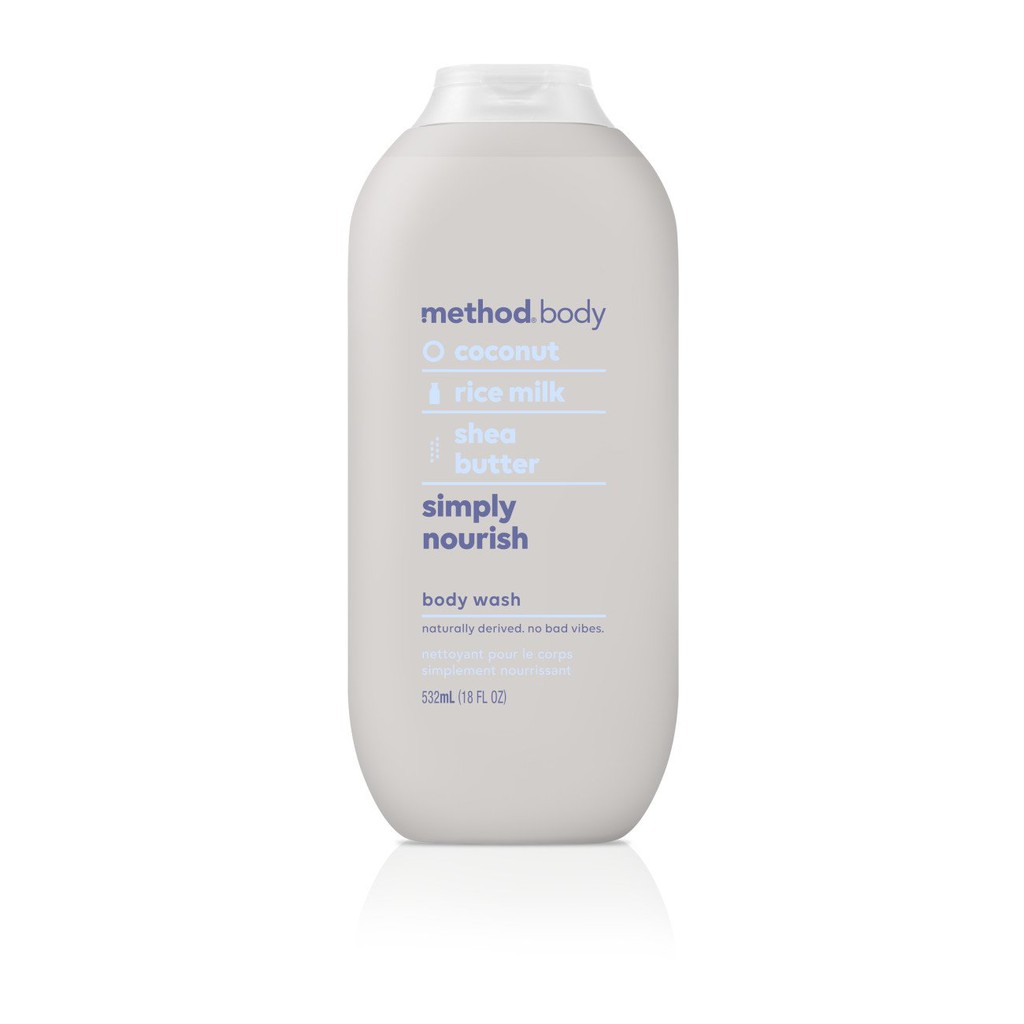 DẦU TẮM Method Body Wash 532ML CỦA MỸ - MÙI  WIND DOWN / DEEP DETOX / ENERGY BOOST / simply nourish / pure peace