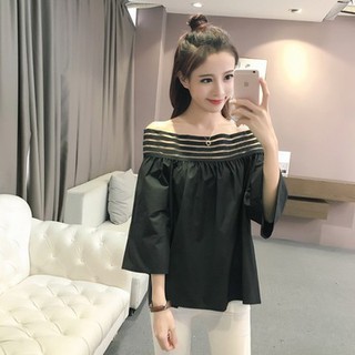 Áo cổ ngang