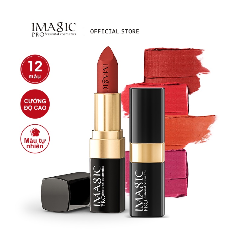 Son Lì IMAGIC LP-205 12 Màu Tùy Chọn Kháng Nước Lâu Trôi 37g | BigBuy360 - bigbuy360.vn