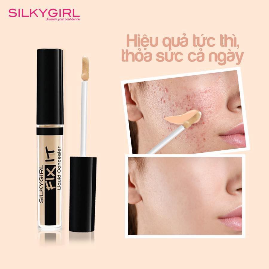 Kem che khuyết điểm SILKYGIRL Fix  It Liquid Concealer