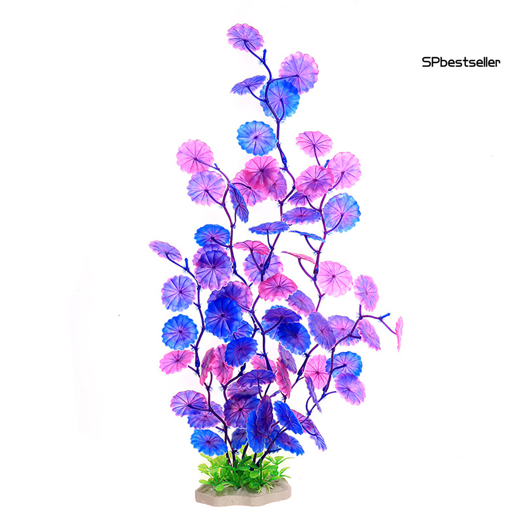 Lá Sen Nhân Tạo Bằng Nhựa Dùng Để Trang Trí Bể Cá