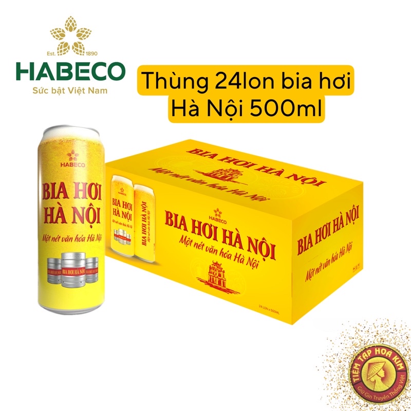 Bia hơi Hà Nội 500ml