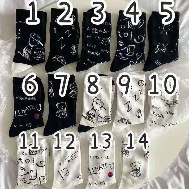 Tất Vớ Cotton Hoạt Hình Xinh Xắn Dành Cho Nữ