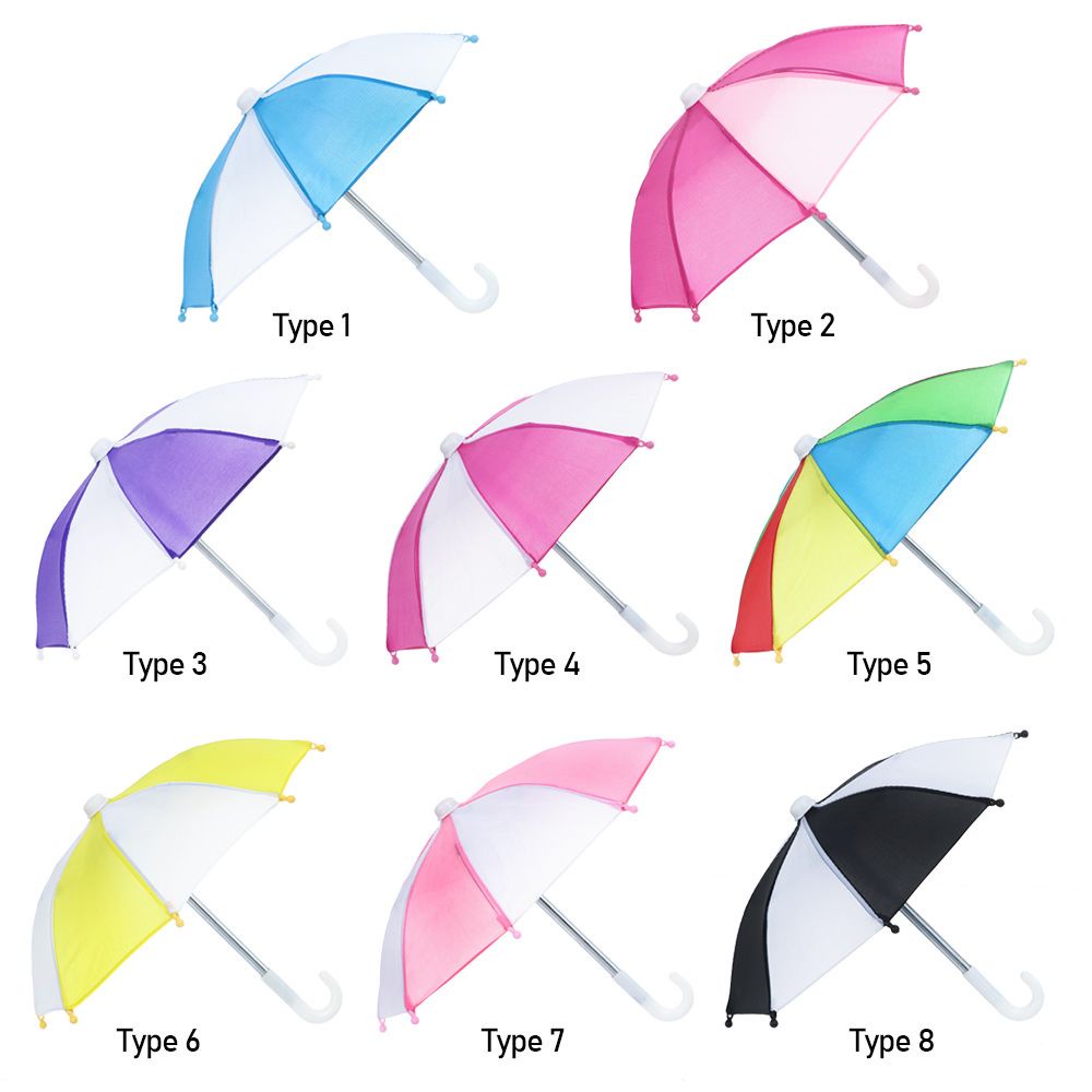 Dù mini nhiều màu sắc 18 inch/43cm dành cho búp bê