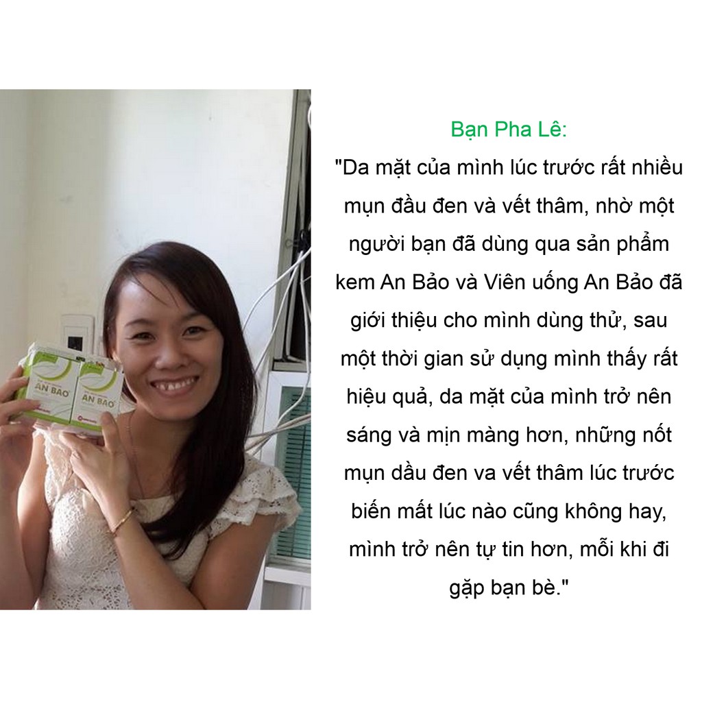 Viên uống ngừa mụn An Bảo - Sạch mụn, Hết thâm, Mờ sẹo, Ngăn ngừa mụn tái phát | BigBuy360 - bigbuy360.vn