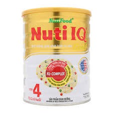 Sữa bột Nuti IQ Gold Step 3 - 4, Nuti Food, Lon 1,5kg / HSD: 07/2021