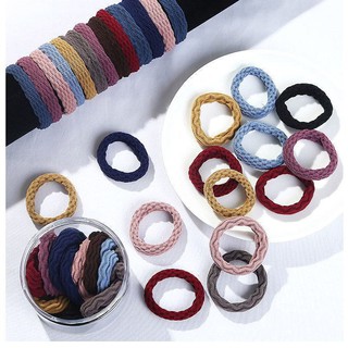 Set 10 sợi thun cột tóc nữ bền và co giãn tốt