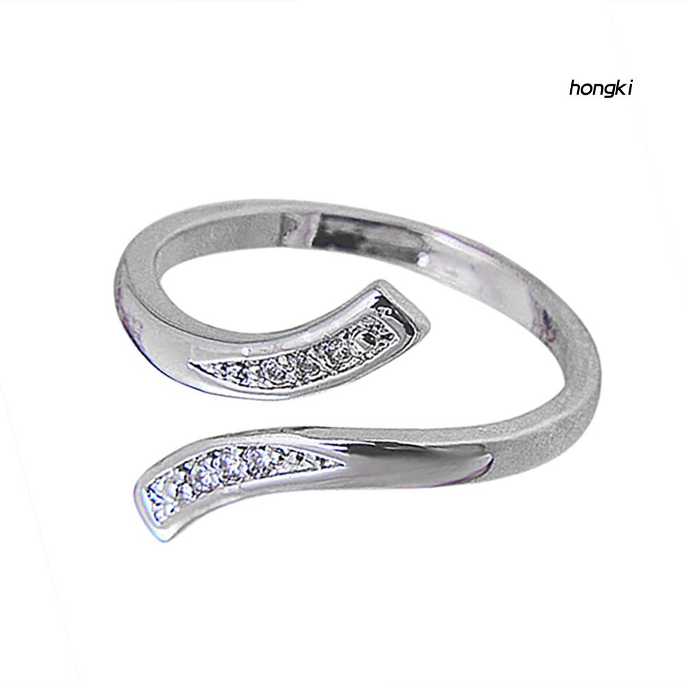 Nhẫn Mạ Bạc 925 Đính Đá Thời Trang Cho Nữ