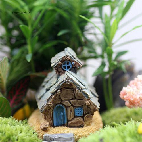 Mô hình ngôi nhà bằng đá mini trang trí sân vườn