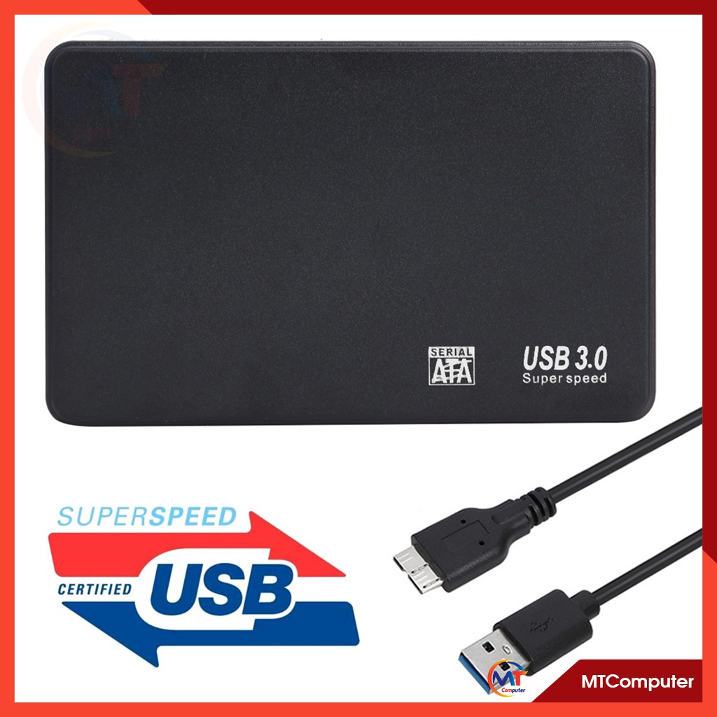 Box ổ cứng 3.0 dùng cho ổ SSD, HDD 2.5 inch, có đèn báo - Hộp đựng ổ cứng 2.5 inch tốc độ 3.0