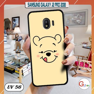 Ốp điện thoại Samsung Galaxy J2 Pro 2018 lưng nhám viền cao su dẻo in hình