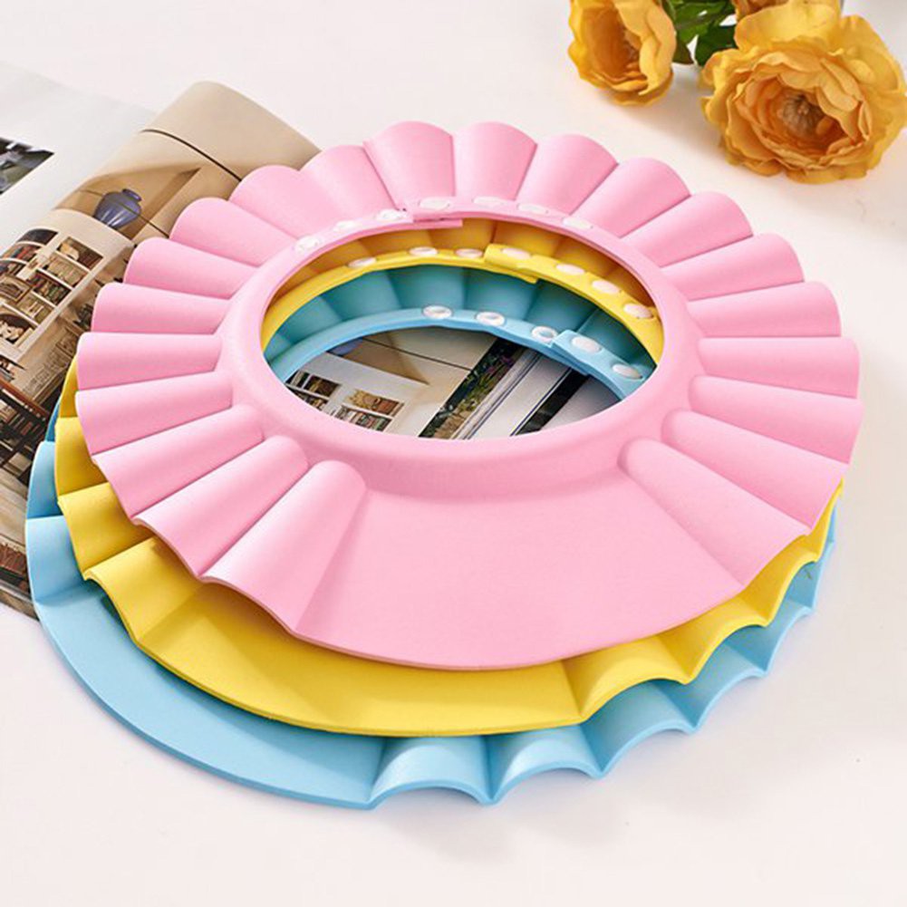 Mũ Chắn Nước Gội Đầu Cho Bé Có Thể Điều Chỉnh Tiện Lợi