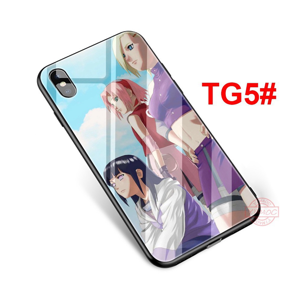 🌟2️⃣0️⃣2️⃣1️⃣🌟 Ốp điện thoại kính cường lực in hình các nhân vật naruto cho iphone 6/7/8/7+/8+/x/xs/xs max/xr - A1203