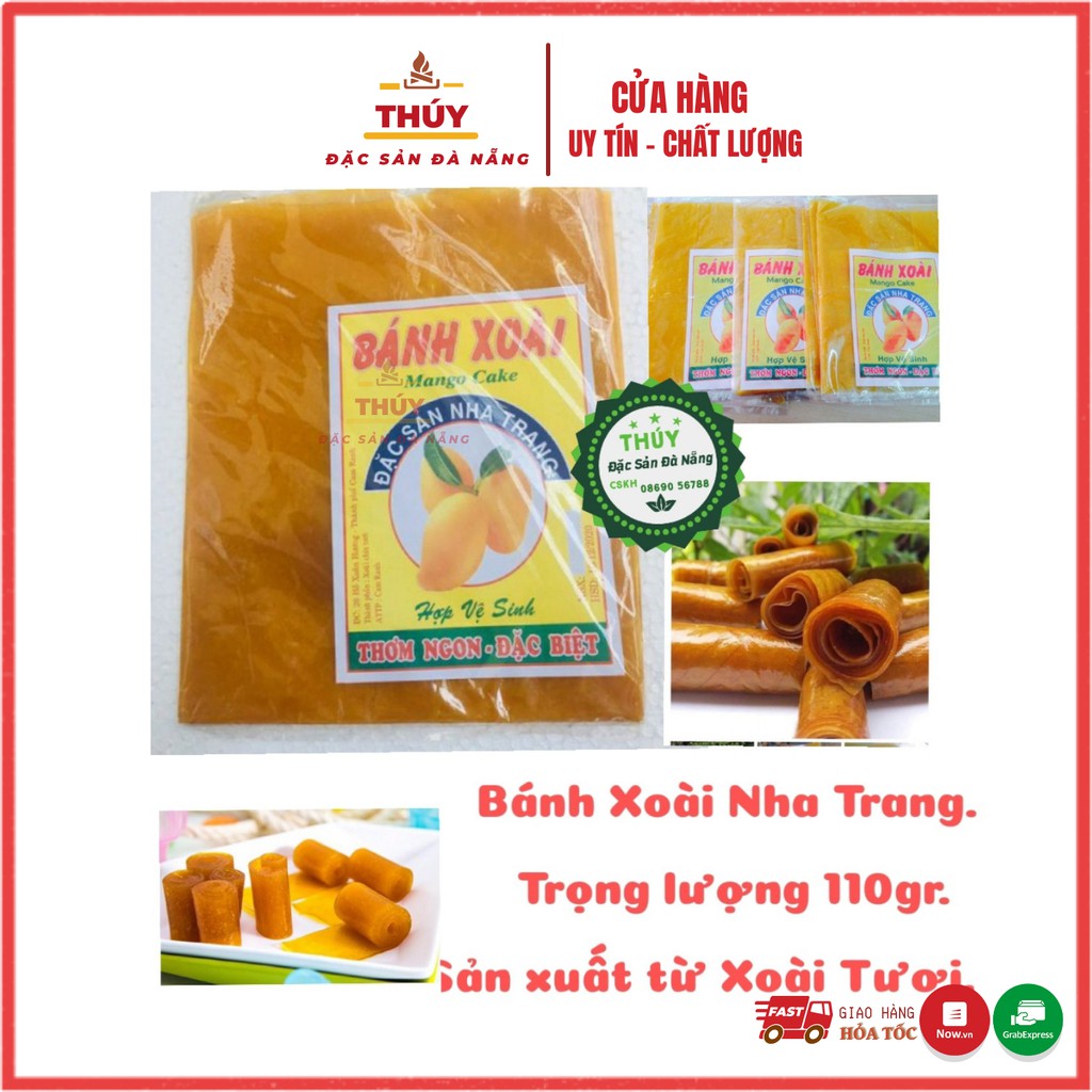 BÁNH XOÀI - BÁNH TRÁNG XOÀI ĐẶC SẢN NHA TRANG - BỊCH 110GR