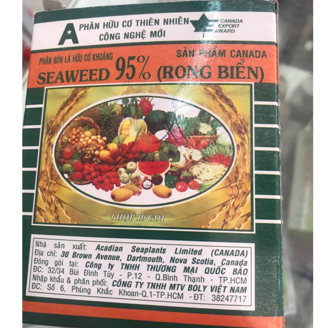 Phân hữu cơ thiên nhiên Rong biển- gói 10 gam