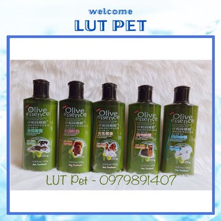 Sữa tắm thơm chó mèo Olive essence - khử mùi dưỡng lông diệt ve rận bọ ghẻ