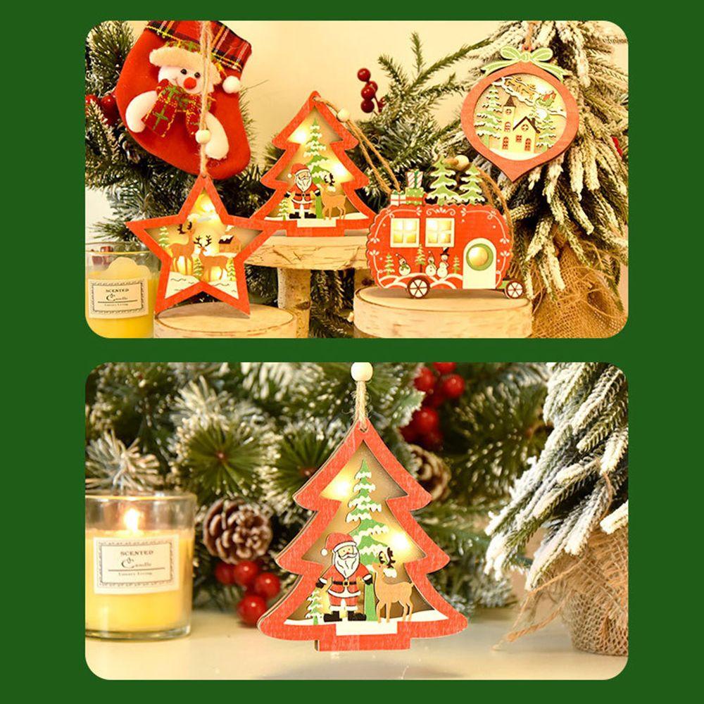 CONOPERY Cây Thông Giáng Sinh Năm Mới Có Đèn Led Độc Đáo Trang Trí Nhà Cửa