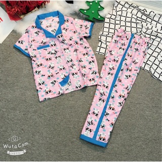 PIJAMA KATE THÁI PHỐI MÀU - ĐỒ BỘ THÁI LAN
