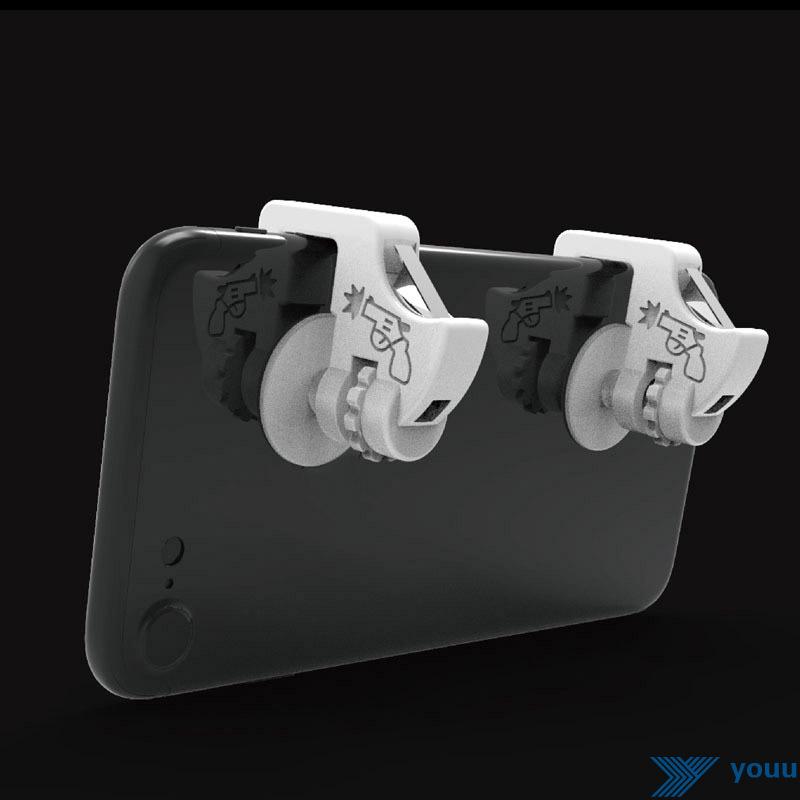 〖YOU❤〗 1 Pair Phone Holder Gamepad Trigger Fire Button Smart Phone Joysticks Games Controller for PUBG