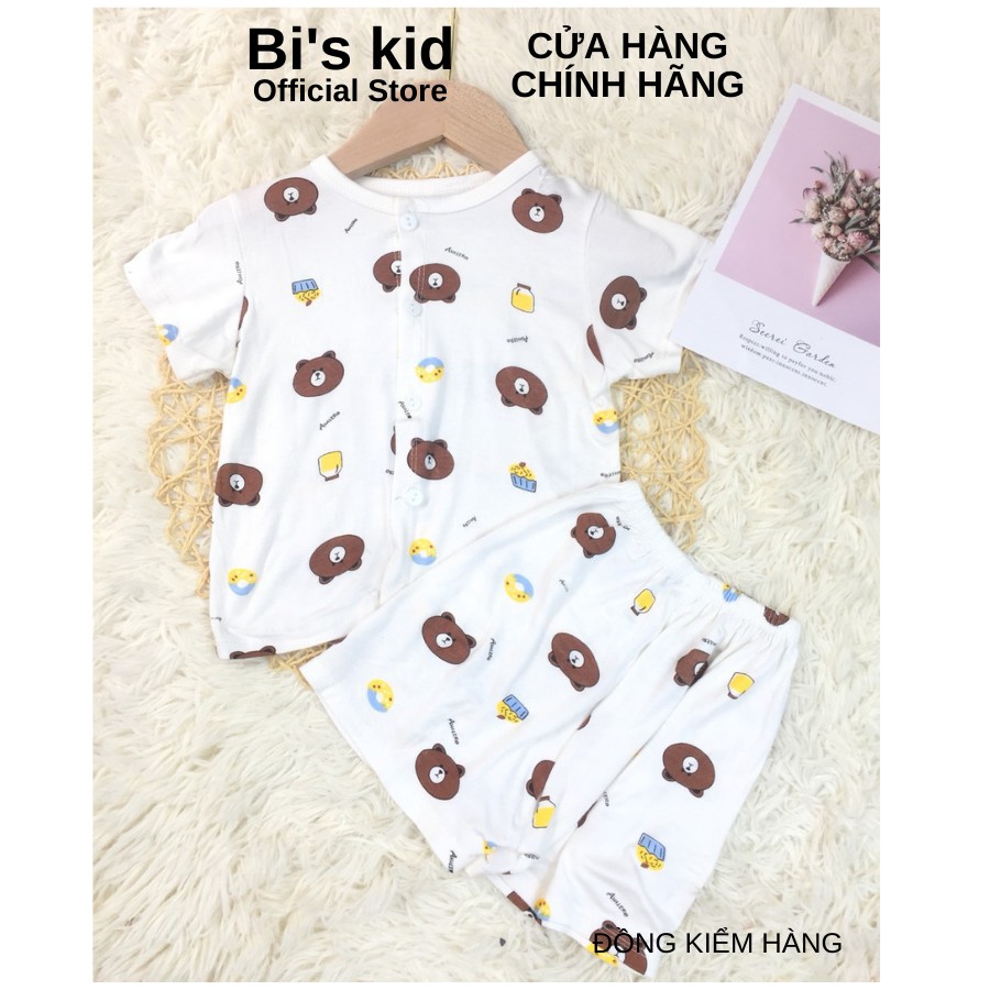 Bộ quần áo sơ sinh📌Avarlen📌 bộ cộc tay thun lạnh cho bé Size 4-16kg