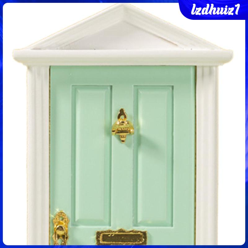 Mô Hình Cửa Mini 1 / 12 Dùng Trang Trí Tiểu Cảnh Độc Đáo