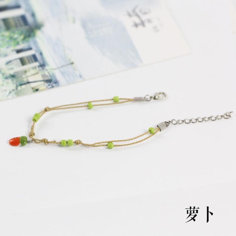 Vòng tay handmade hoạt hình đính cườm dễ thương