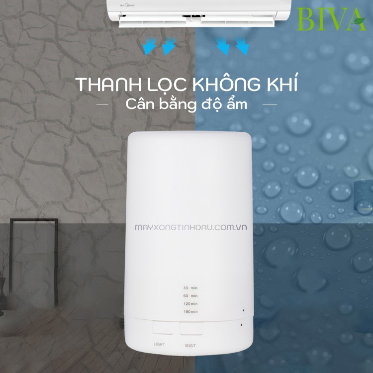 Máy xông tinh dầu hình trụ cao