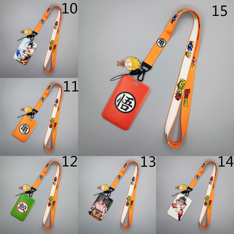 Dây đeo thẻ nhân viên in hình hoạt hình Dragon Ball
