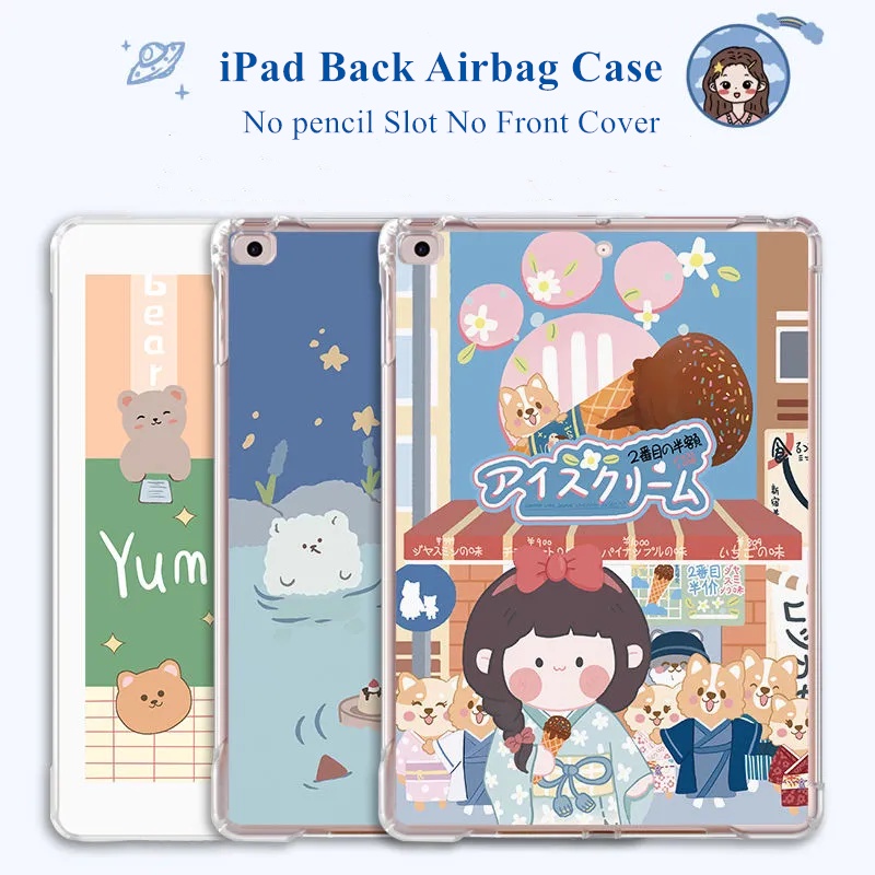 Ốp máy tính bảng họa tiết hoạt hình dành cho iPad 7/8/9GEN 10.2" Air4 mini6