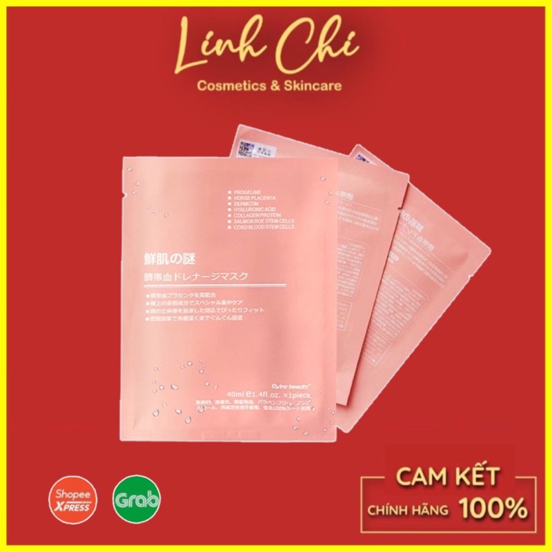 MặT Nạ Nhau Thai Cừu Rwine Beauty Stem Cell Placenta Mask Nhật Bản