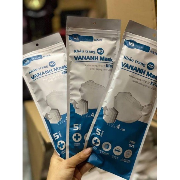 COMBO 100 CHIẾC KHẨU TRANG 4D KF94 | BigBuy360 - bigbuy360.vn