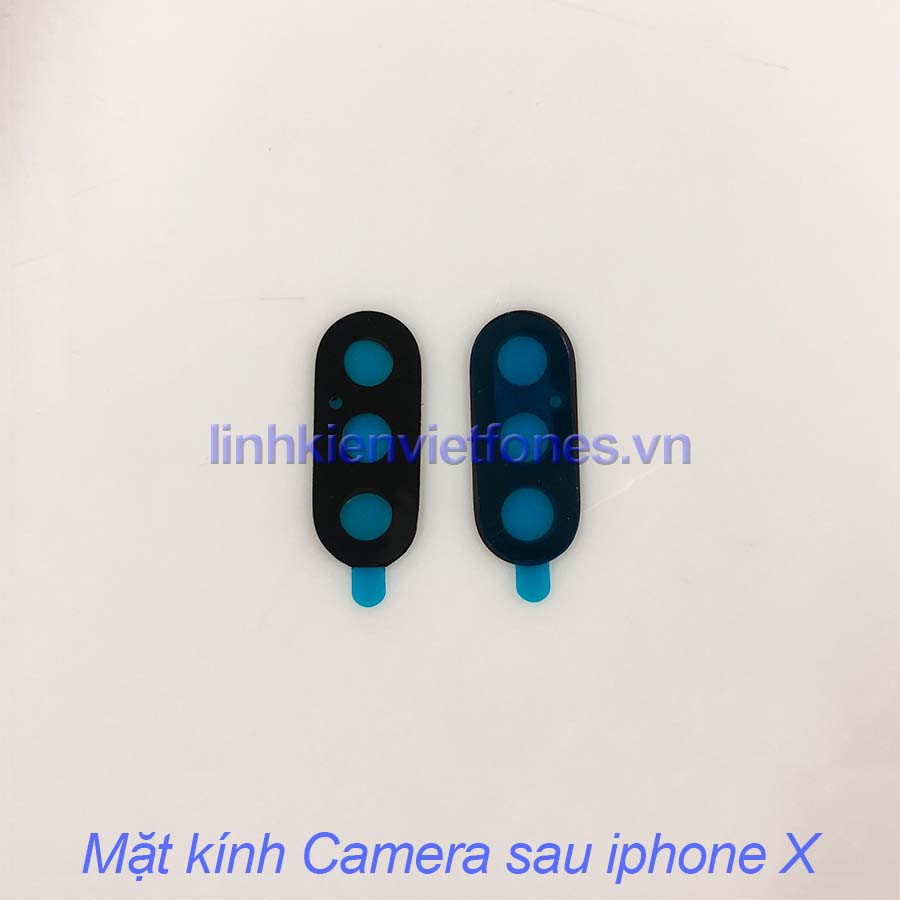 Mặt kính camera iphone X, XS/XSM ( không vòng sắt)