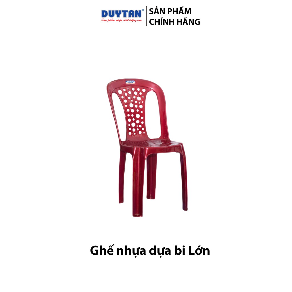 Combo Ghế nhựa có tựa lưng Duy Tân cỡ Lớn (5-10-20 cái)