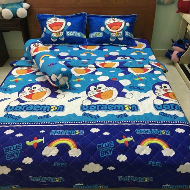 Bộ gra mền cotton poly 5 món cao cấp
