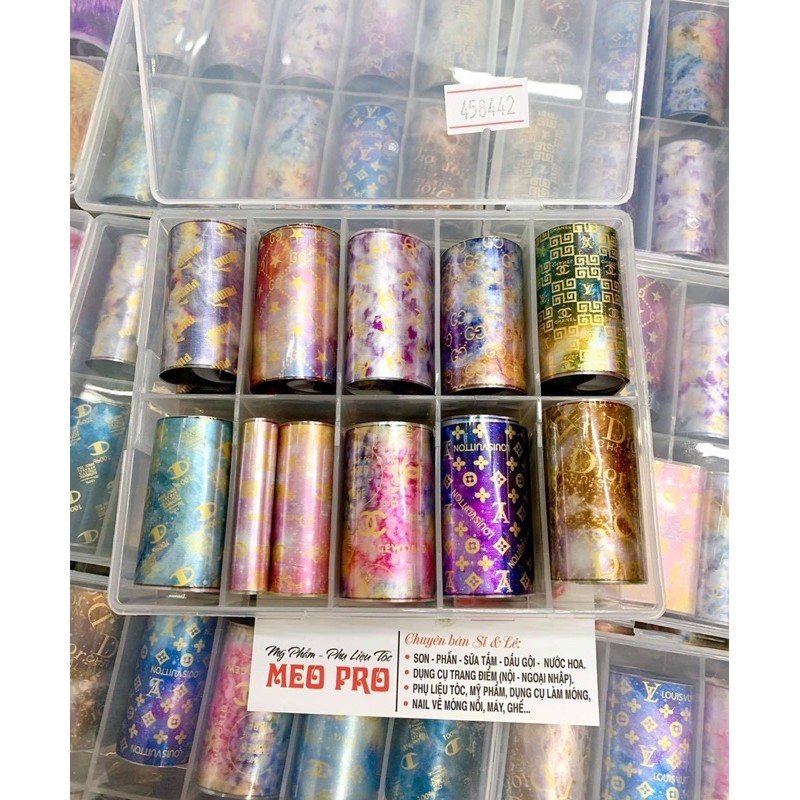foil mẫu đẹp trang trí móng