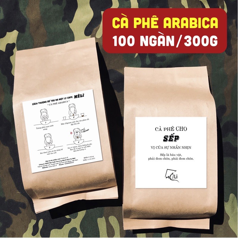 Cà phê nguyên chất Arabica cho Sếp