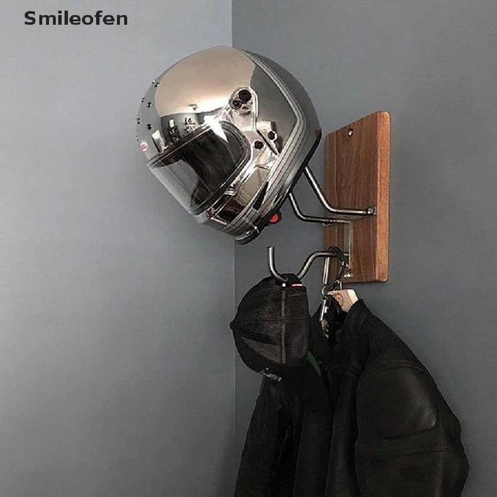 [Smileofen] Giá Đỡ Treo Mũ Bảo Hiểm Xe Máy Gắn Tường