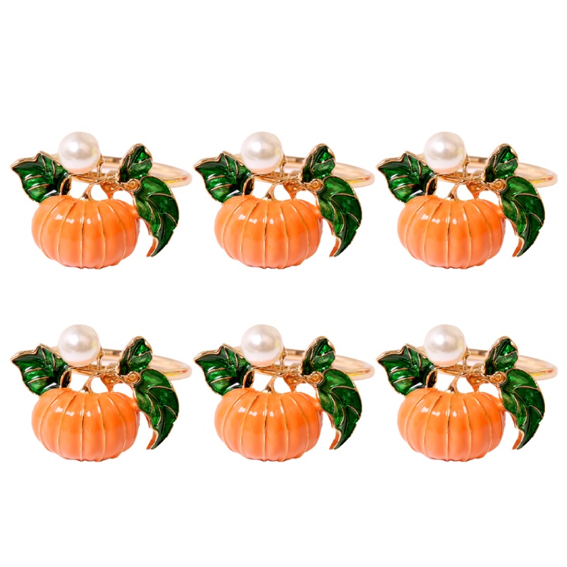 Set 4 / 6 Vòng Giữ Khăn Ăn Họa Tiết Halloween