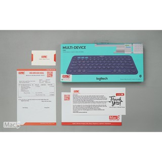 Bàn phím Logitech K380 Bluetooth Màu Xanh Dark Blue (Multi-device)