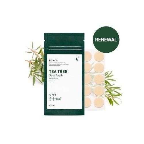 Miếng Dán (R)A'Pieu Nonco Tea Tree Spot Patch(Nightcare) 1EA