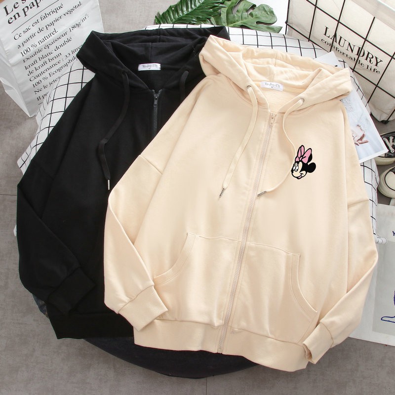 Áo khoác nỉ logo Micky nơ HARI1120