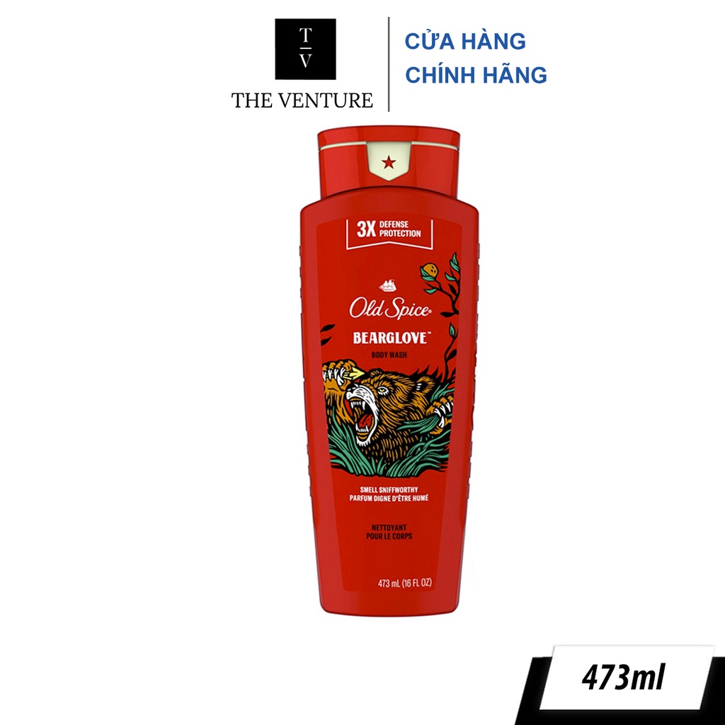 Bộ Sản Phẩm Sáp Khử Mùi và Sữa Tắm Bearglove Chính Hãng